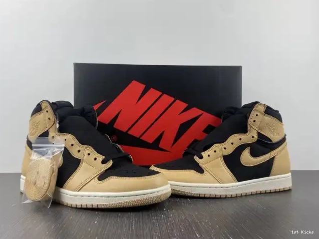 1st Kicks Shoes 555088-202 1 OG Jordan Heirloom High Air 0616